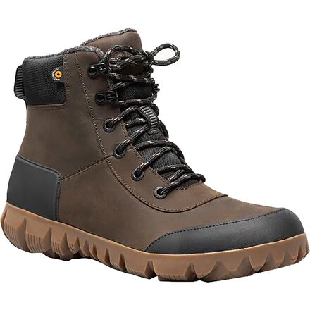 Кожаные средние ботинки Arcata Urban мужские Bogs, темно-коричневый