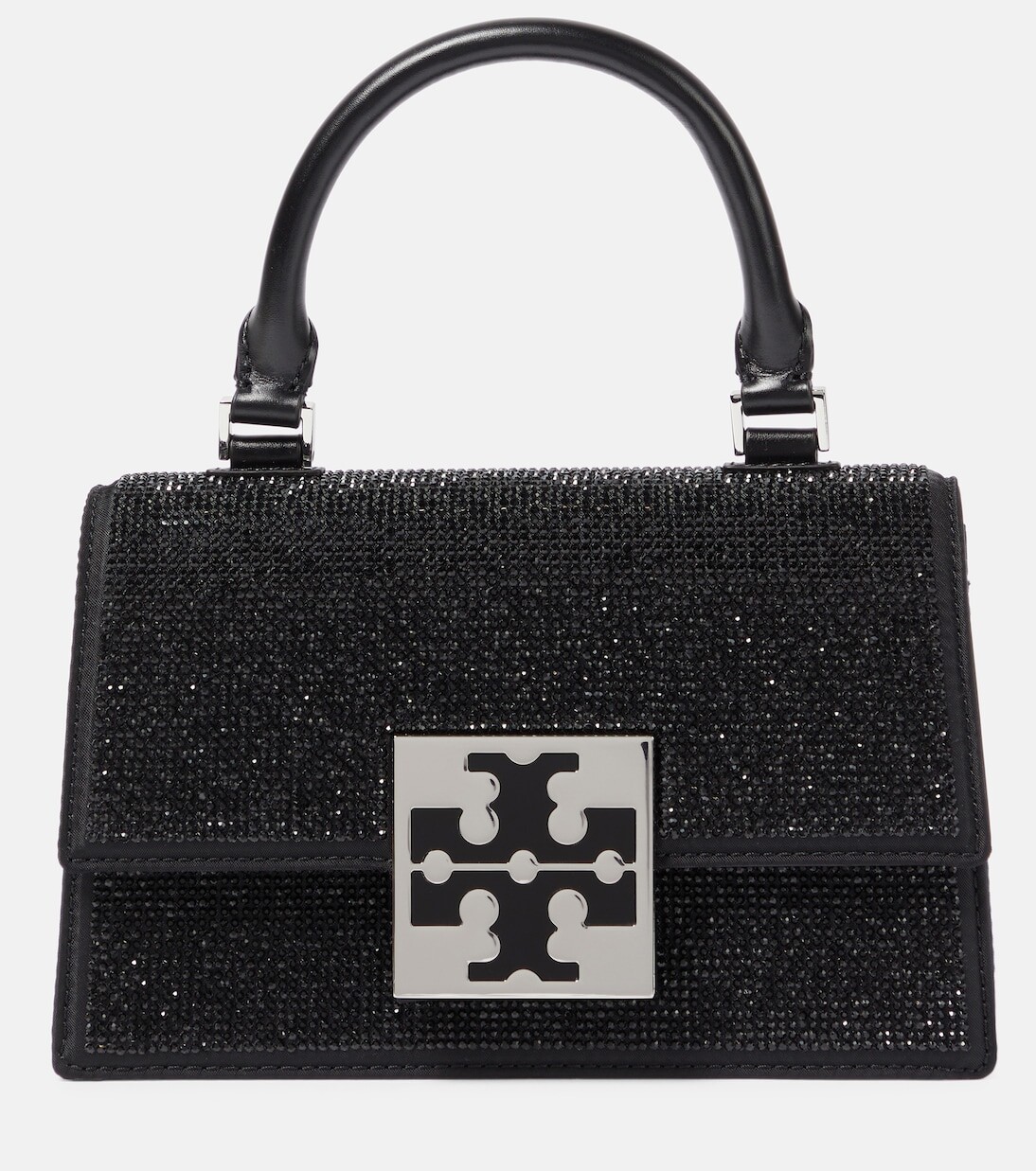 

Мини-сумка-тоут bon bon Tory Burch, черный