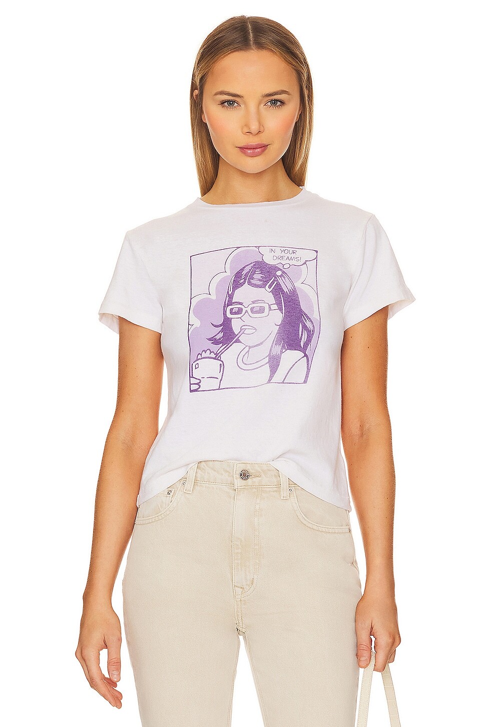 

Футболка RE/DONE Classic In Your Dreams, цвет Vintage White