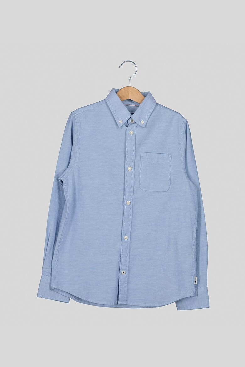 

Оксфордская рубашка с карманом Jack & Jones, синий
