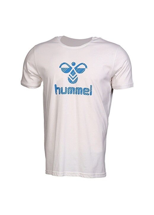 

Белая мужская футболка Hummel, Белый, Белая мужская футболка Hummel