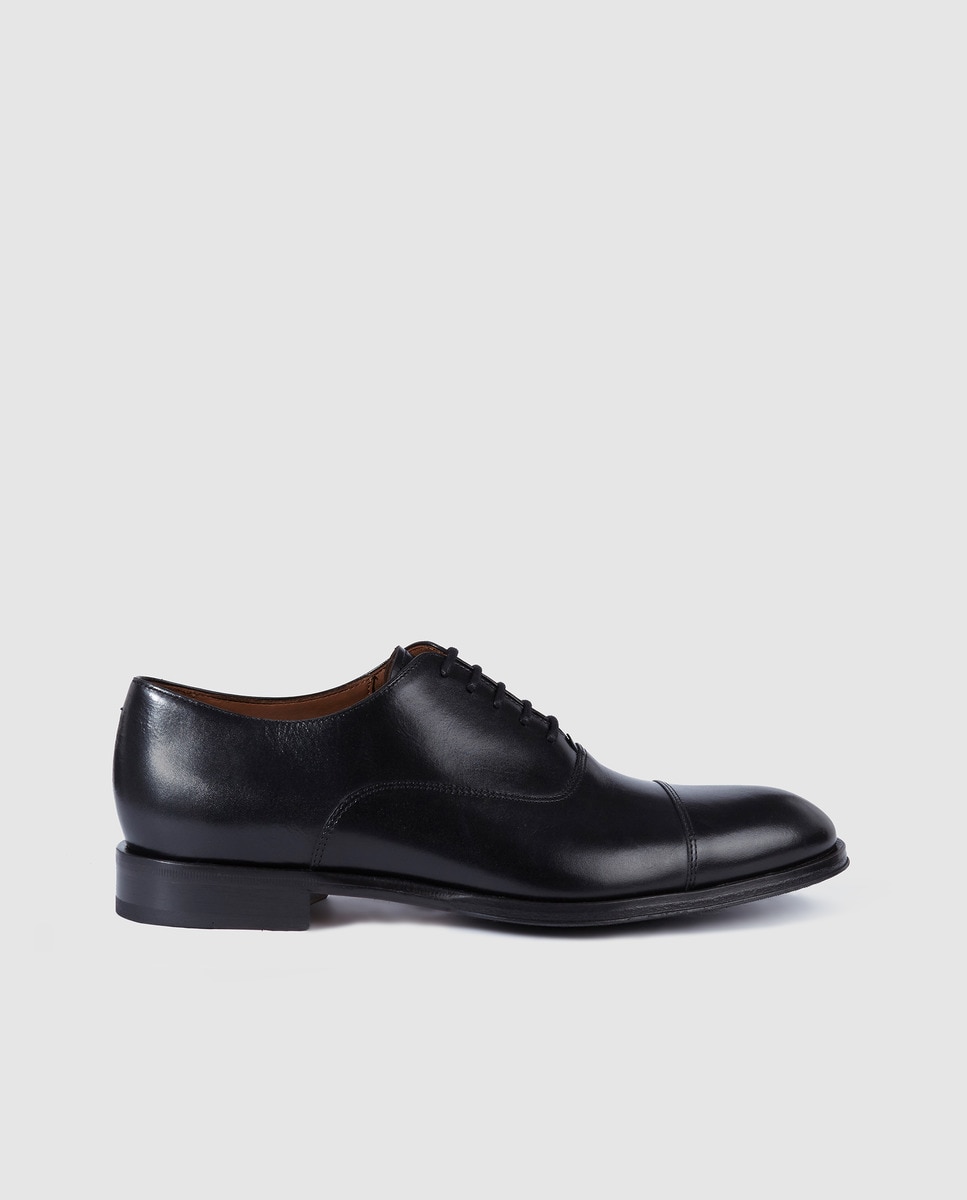 Lottasse мужские черные кожаные туфли на шнуровке Lottusse, черный