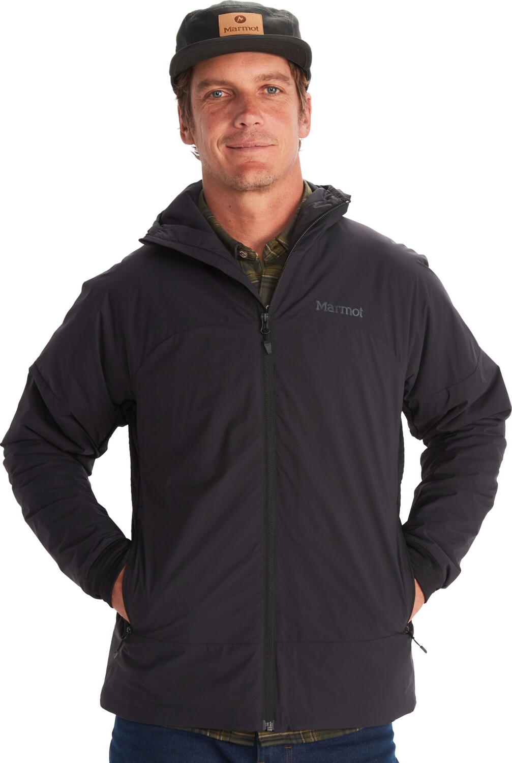 

Утепленная толстовка Novus LT Hybrid — мужская Marmot, черный