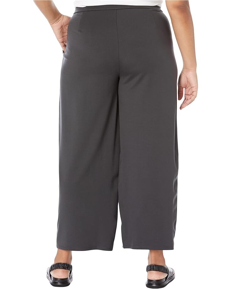 Брюки Eileen Fisher Wide Ankle Pants, графитовый