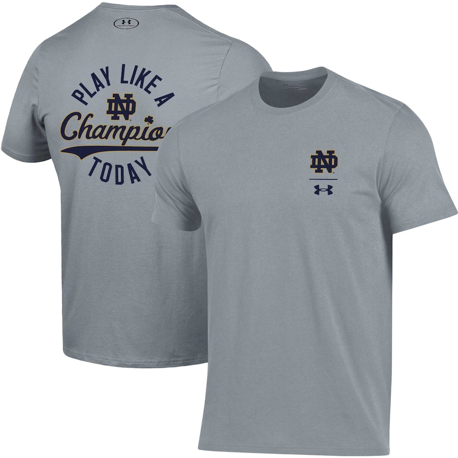 

Футболка с коротким рукавом Under Armour Notre Dame Fighting Irish, стальной