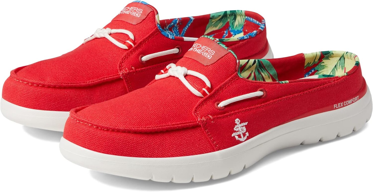 

Кроссовки On-The-Go Flex Canvas Mule SKECHERS Performance, красный
