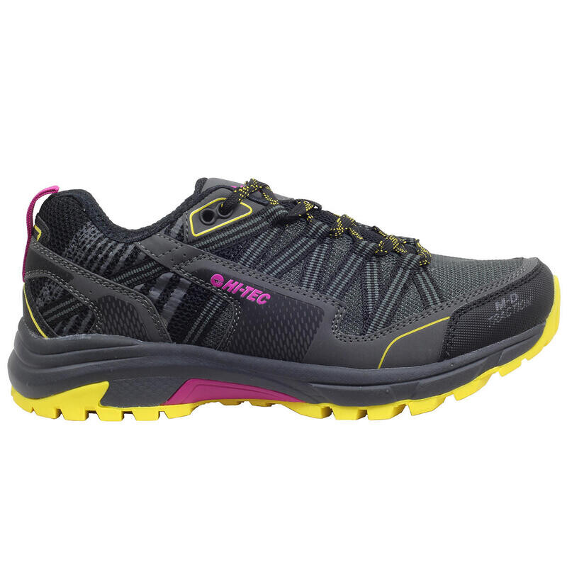 

Горные ботинки Hi-Tec, цвет gris/lemon yellow/fuchsia pink