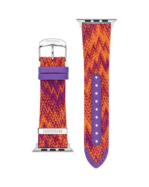 

Apple Watch Ремень из зигзагообразной ткани, 42-45 мм Missoni, цвет Multi