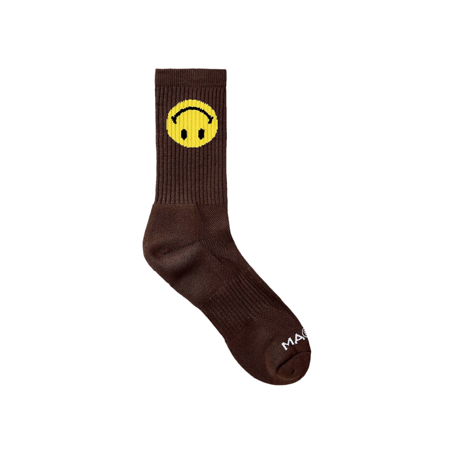 

Носки Market Smiley Upside Down, коричневые