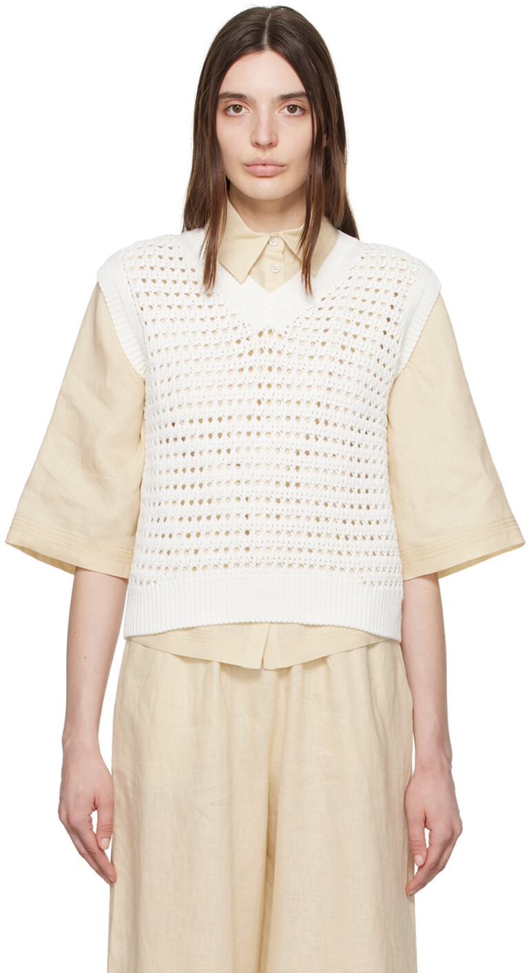 

Белый жилет Palco Max Mara Leisure