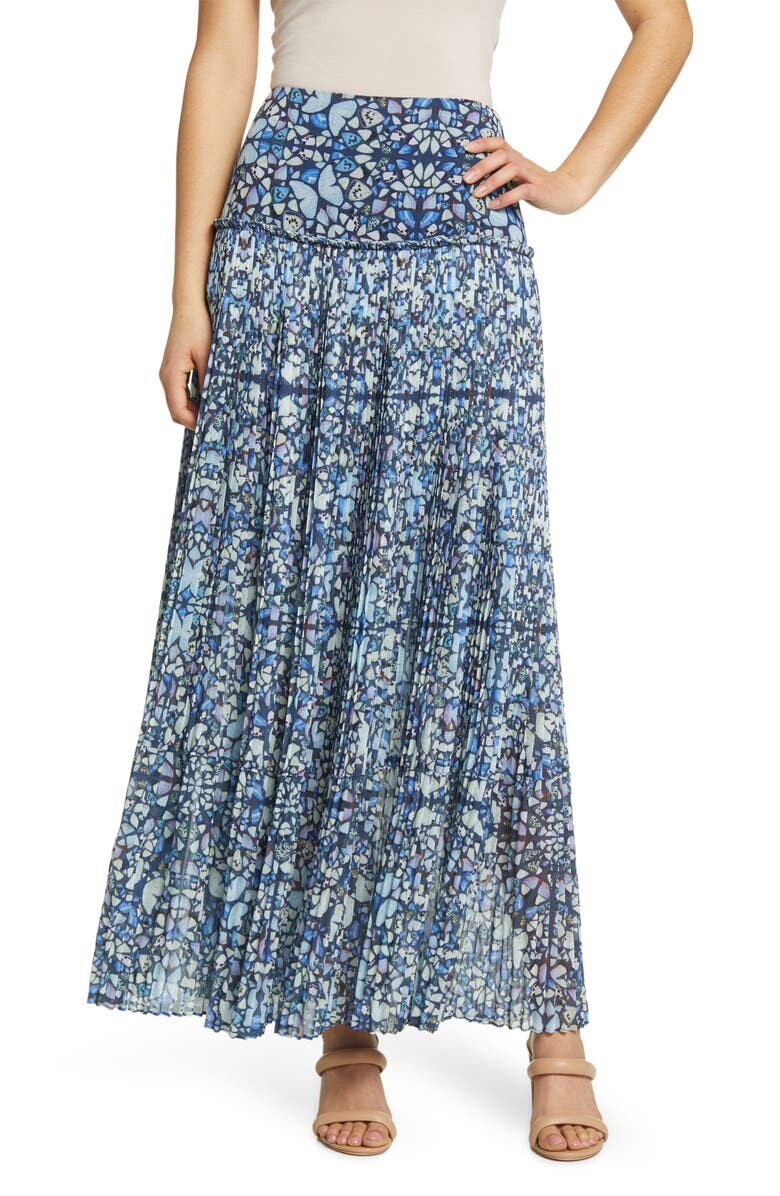 

Многоуровневая юбка макси со складками Ailaii TED BAKER LONDON