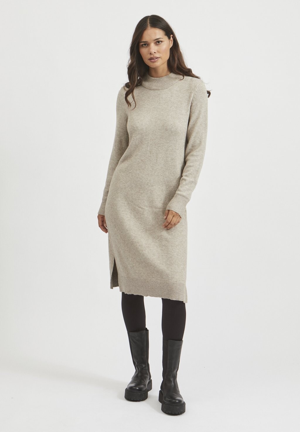 

Платье шитье VILA VIRIL CREW NECK L/S NOOS, цвет fungi