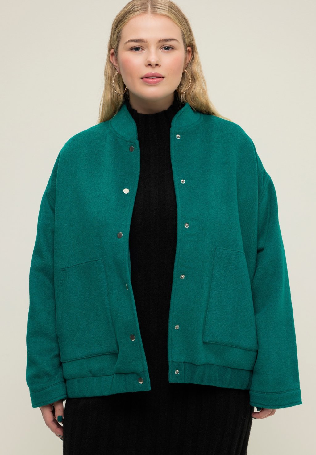 Куртка бомбер Studio Untold, темно-зеленый куртка stand studio icon leather темно зеленый
