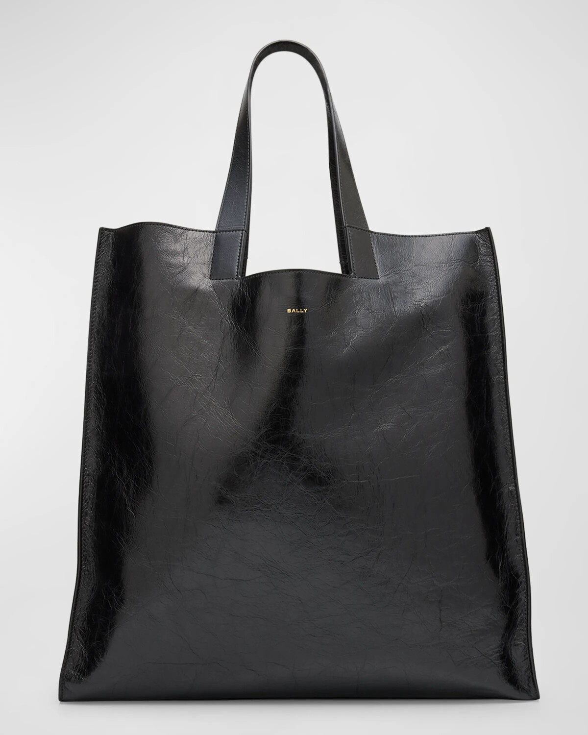 

Мужская сумка-тоут из легкой телячьей кожи Bally, цвет Blackoro