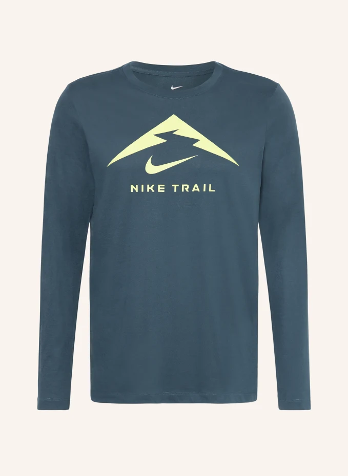 

Беговая рубашка dri-fit trail Nike, желтый