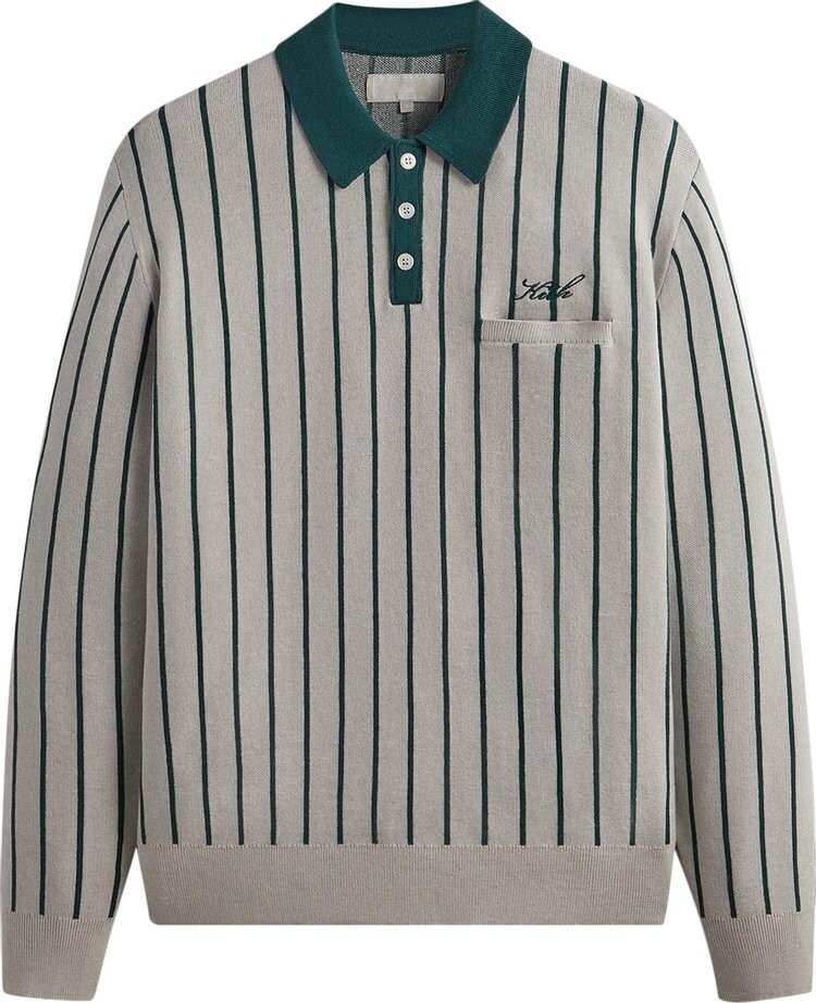 

Свитер Kith Harmon Rugby Pullover 'Light Heather Grey', серый