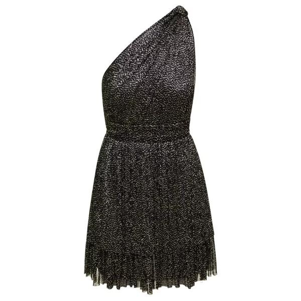 

Платье chicago' mini one-shoulder dress with polka- Sabina Musayev, черный