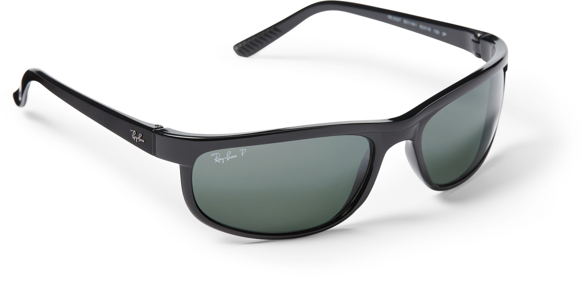 солнцезащитные очки ray ban круглые оправа металл поляризационные с защитой от уф черный Поляризационные солнцезащитные очки Predator 2 Ray-Ban, черный