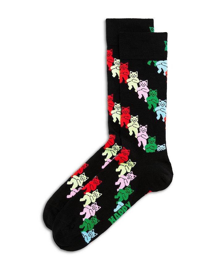 

Носки Happy Socks Dancing Cats Crew, мультиколор