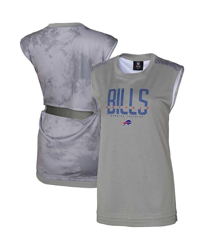 

Женская серая майка Buffalo Bills No Sweat Outerstuff, серый