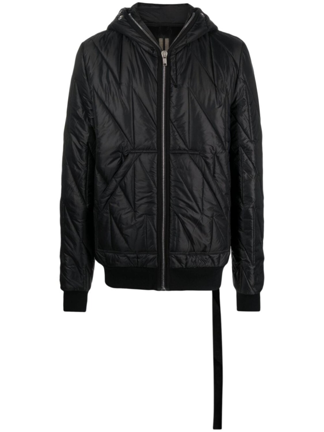 

Rick Owens DRKSHDW стеганая куртка Gimp с капюшоном, черный