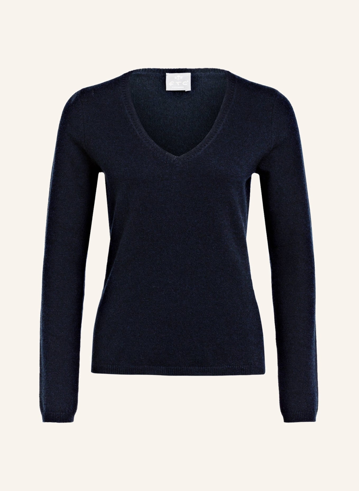 Кашемировый свитер FTC CASHMERE, темно-синий свитер роллнек ftc cashmere темно серый