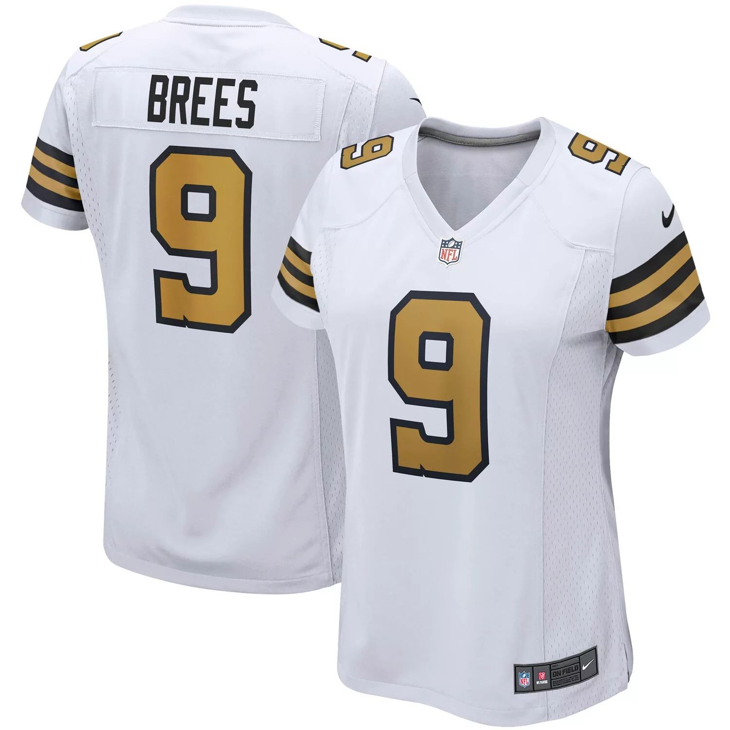 Женское белое джерси Nike Drew Brees New Orleans Saints Alternate Game Nike  – купить с доставкой из-за рубежа через платформу «CDEK.Shopping»