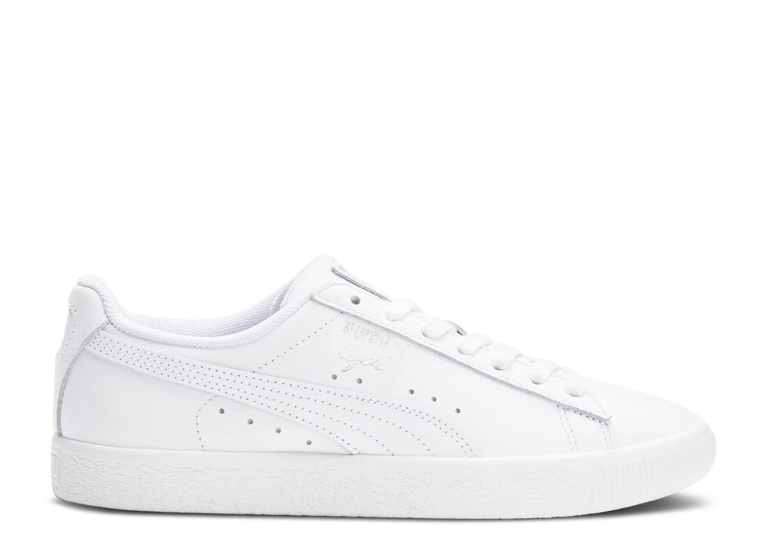 

Кроссовки Puma Wmns Clyde Core Foil 'White Black Gold', белый