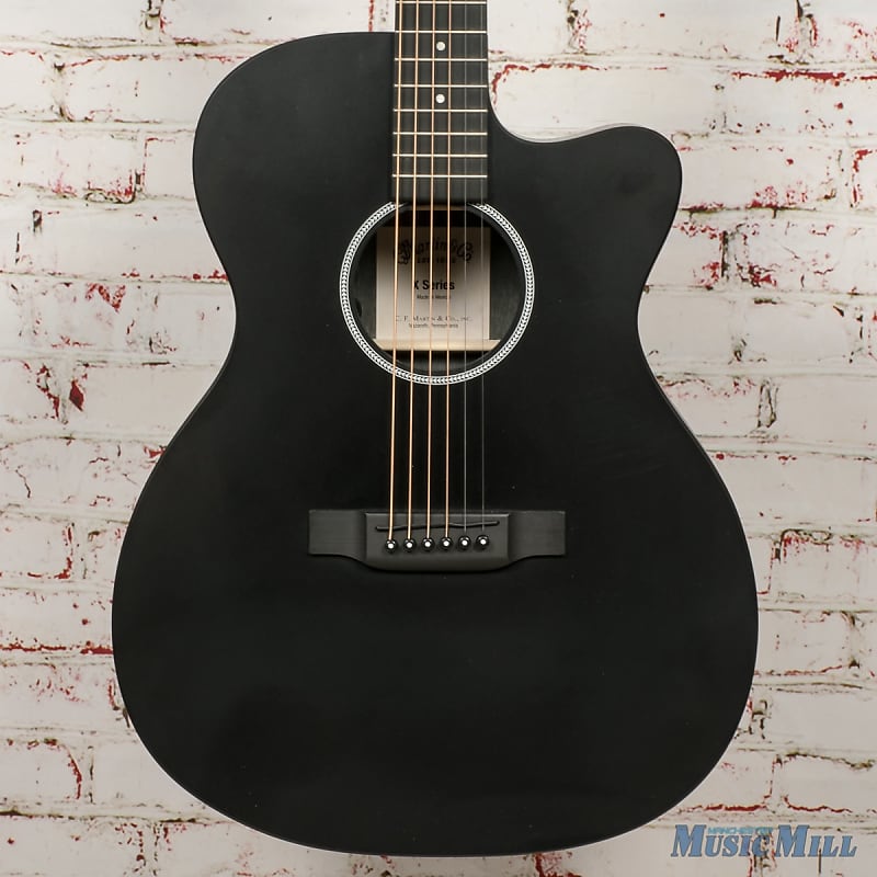Акустическая гитара Martin OMC-X1E-01 Acoustic Guitar Matte Black