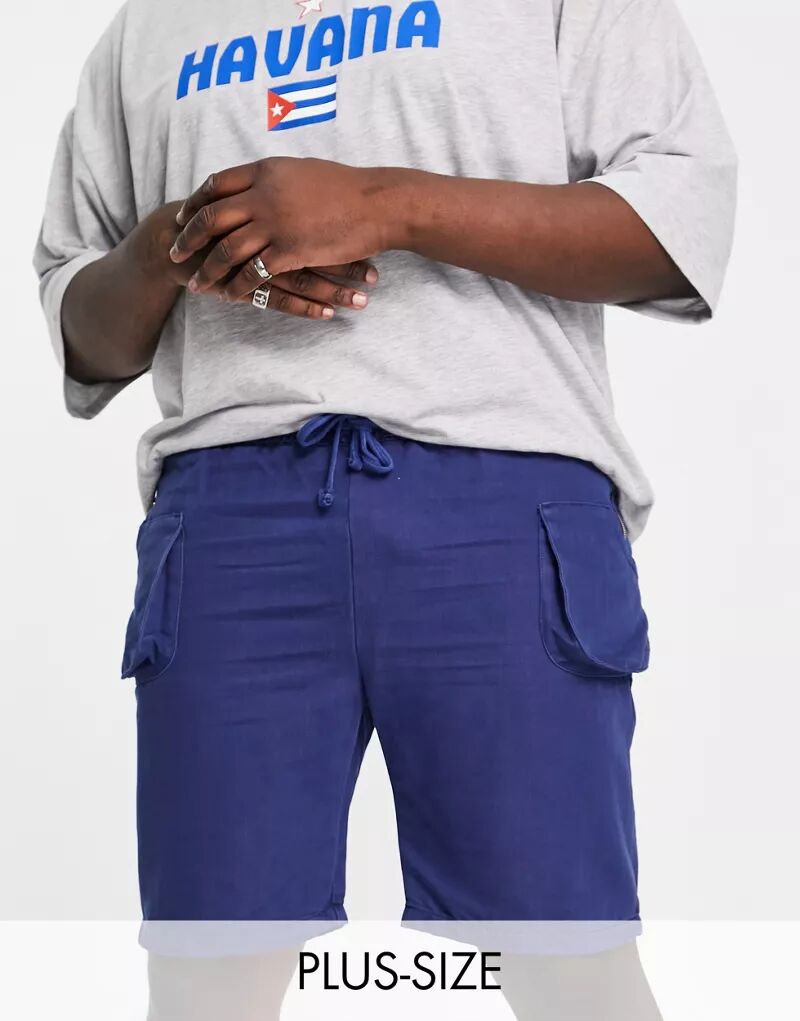 Темно-синие шорты Bolongaro Trevor Plus