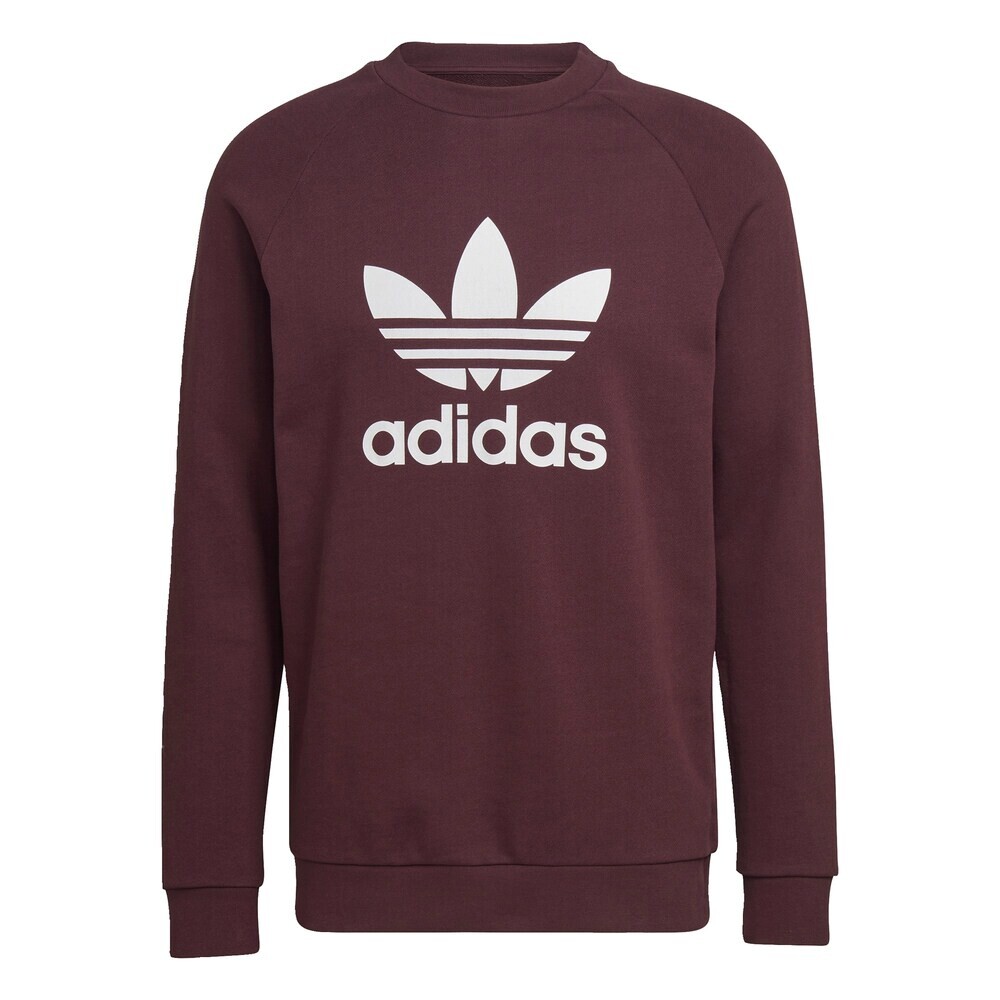 

Толстовка Adidas Adicolor Classics Trefoil, бургундия