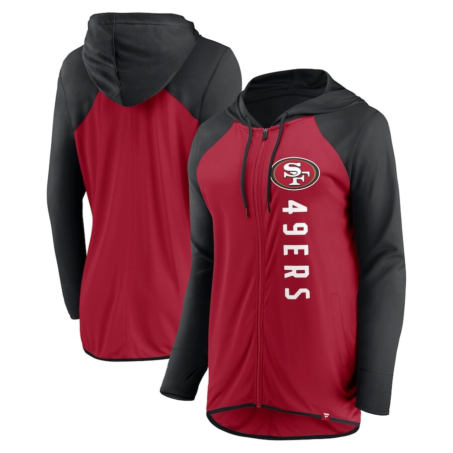 

Толстовка на молнии Fanatics Branded San Francisco 49Ers, алый