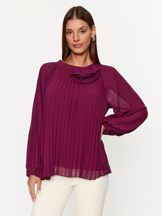 Блуза стандартного кроя Dixie, фиолетовый блуза свободного кроя dixie серый