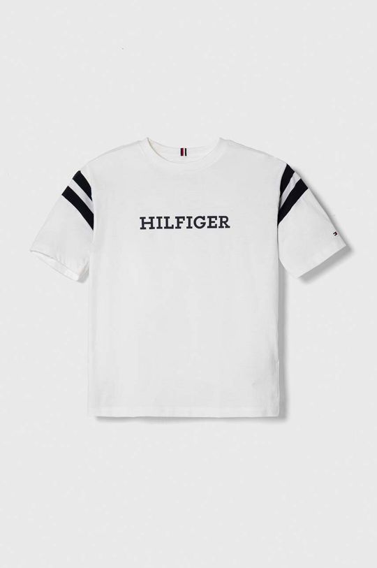 

Хлопковая футболка для детей Tommy Hilfiger, белый