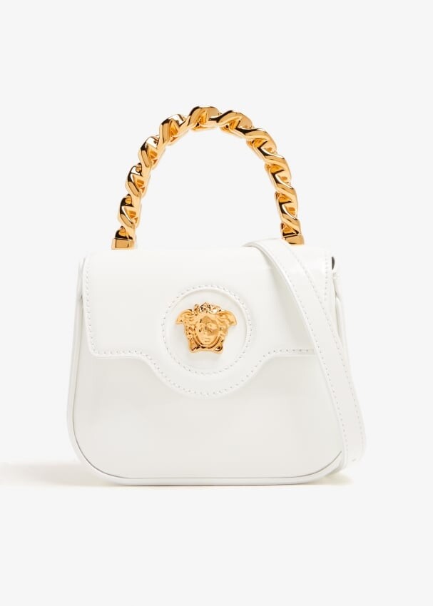 Сумка Versace La Medusa Mini Top Handle, белый