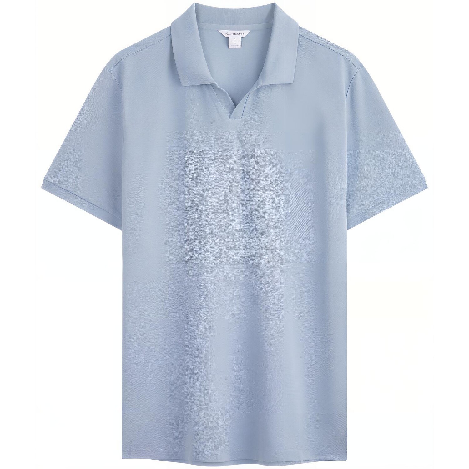 

Мужская рубашка-поло Calvin Klein, цвет 4KX - Clear Mountain Blue