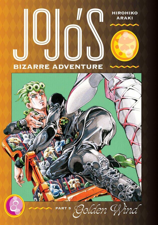 

Манга JoJo's Bizarre Adventure Part 5: Golden Wind Manga Volume 8 (Hardcover)