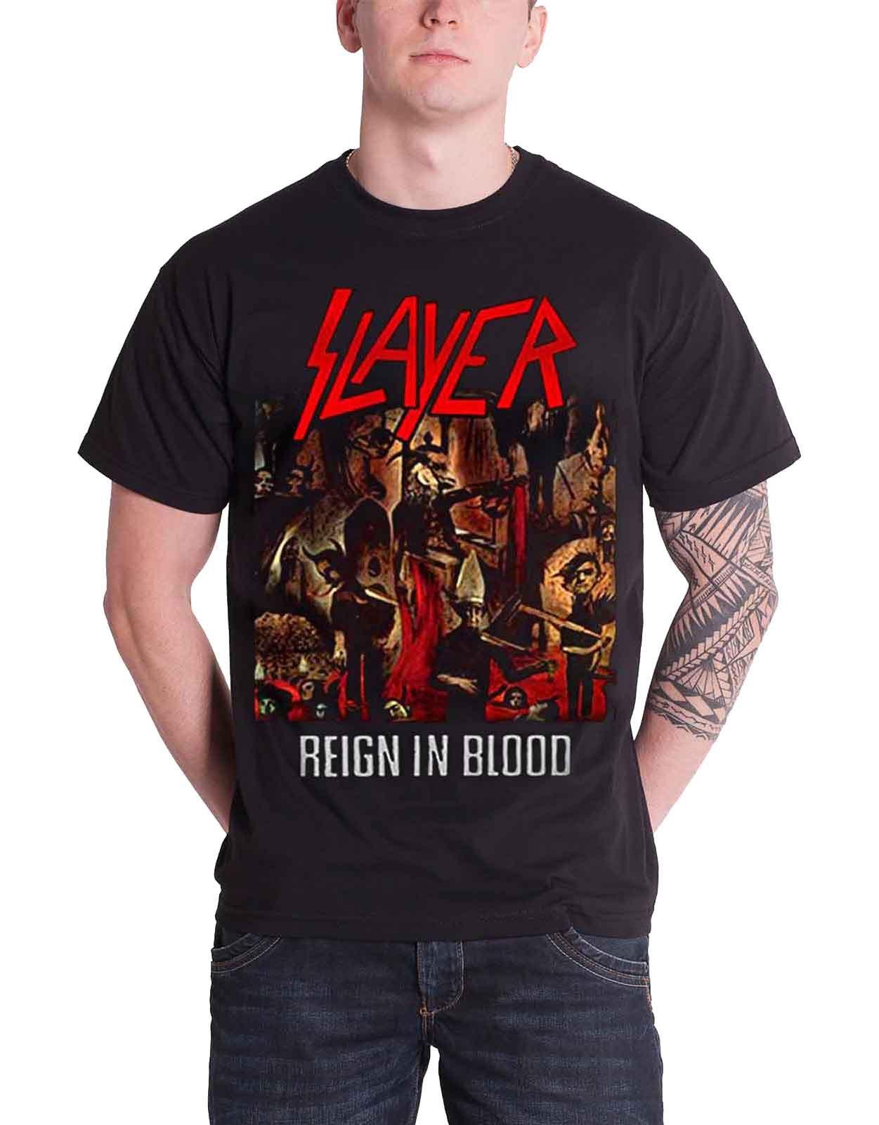 Футболка Reign In Blood Slayer, черный виниловая пластинка slayer reign in blood lp