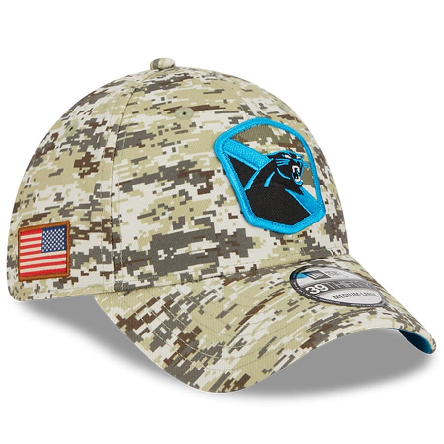

Бейсболка New Era Carolina Panthers, камуфляж