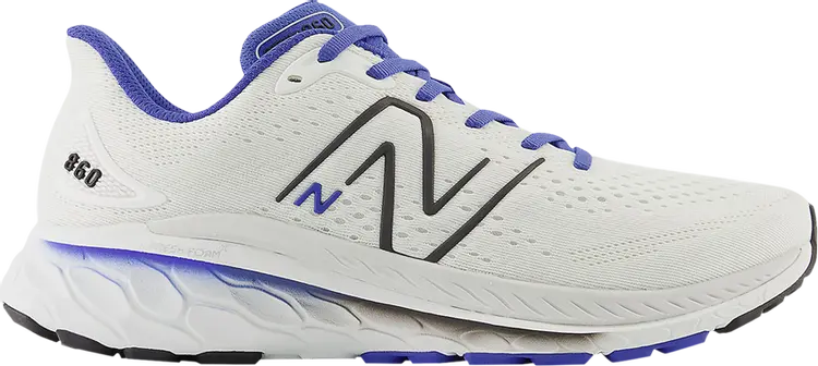 

Кроссовки Fresh Foam X 860v13 2E Wide 'White Marine Blue', белый