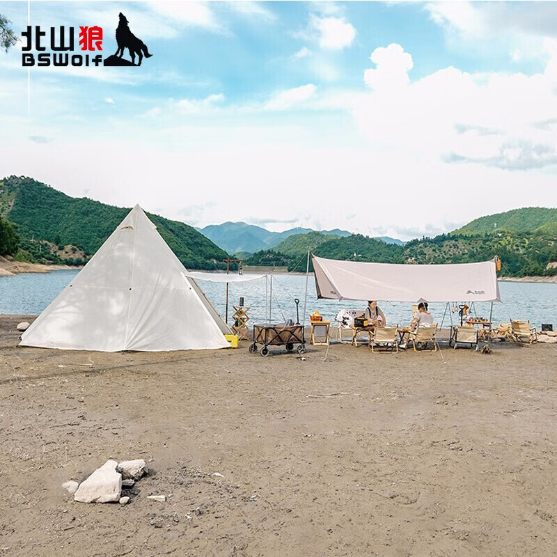 

Beishanlang открытый солнцезащитный козырек для пляжа, водонепроницаемый и непромокаемый, для кемпинга, пикника, беседка, светло-коричневый 400*292 ZL058