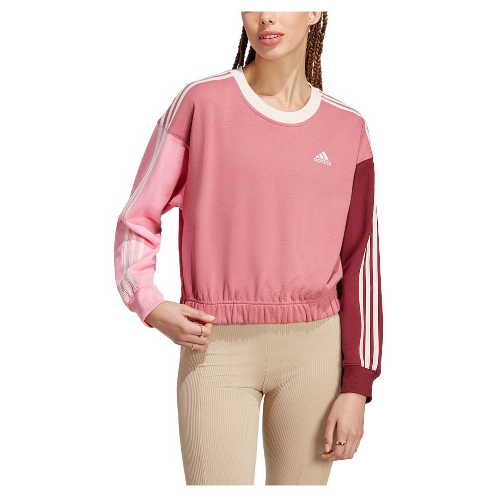 

Толстовка adidas Sportswear 3S Cr, розовый