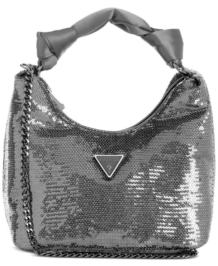 

Велина Блесток Хобо GUESS, серебро