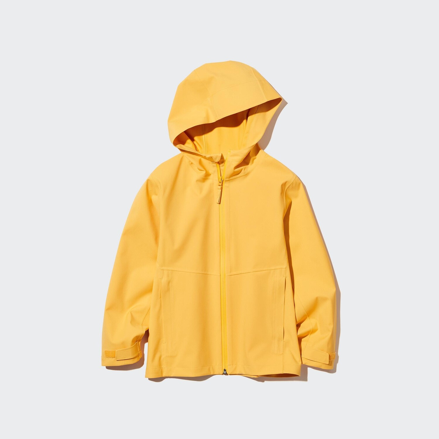 

Парка Uniqlo детская водонепроницаемая с капюшоном, желтый