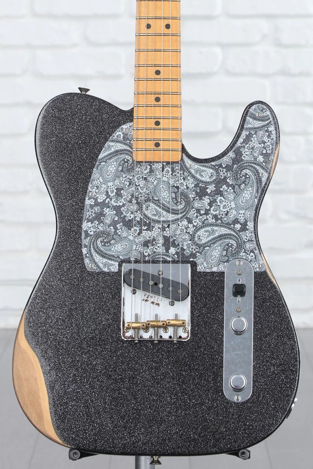 

Электрогитара Fender Brad Paisley Road Worn Esquire - Black Sparkle