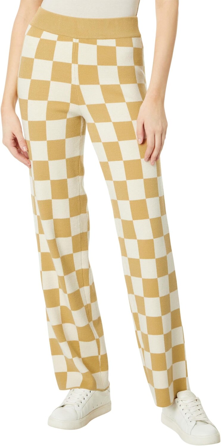 

Брюки Show Me Your Mumu Zermatt Sweater Pants, цвет Tan Checker