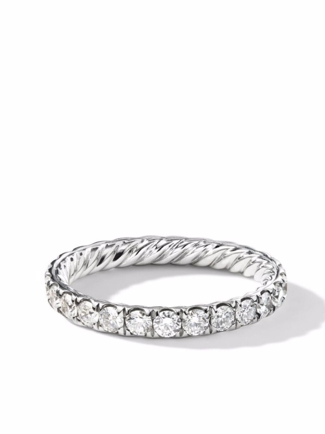 

Платиновое кольцо Eden с бриллиантами David Yurman, серебряный