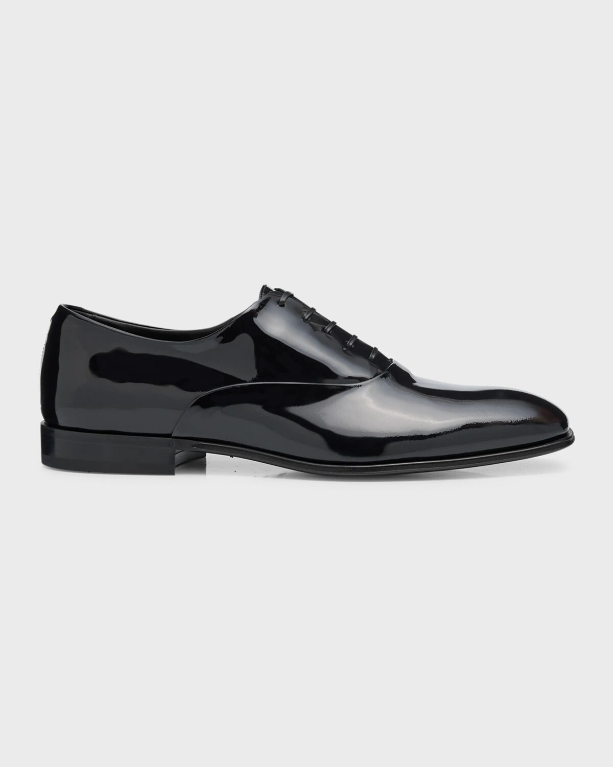 

Мужские лакированные оксфорды Denzel Ferragamo, цвет Nero