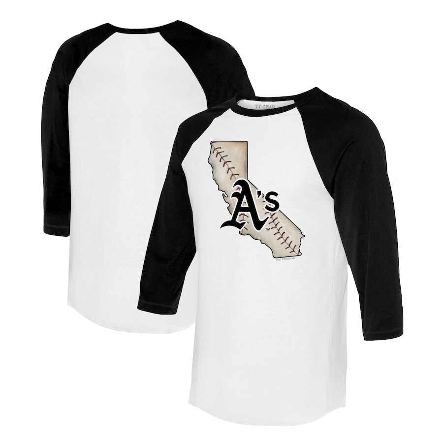 

Футболка с длинным рукавом Tiny Turnip Oakland Athletics, белый