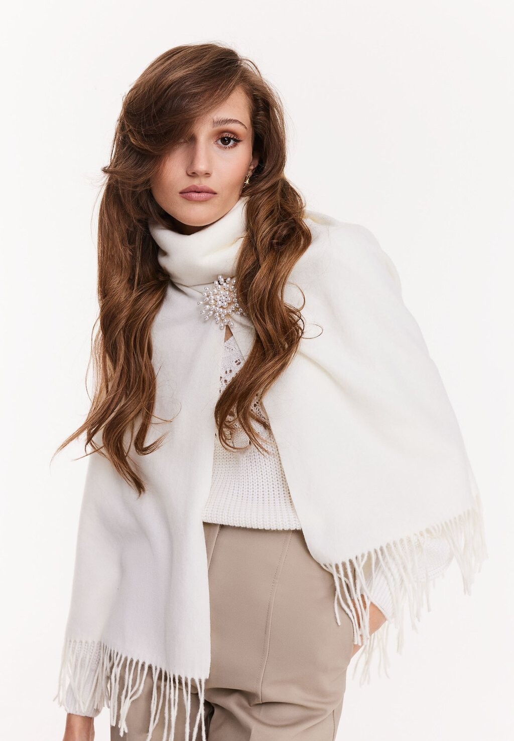 

Шарф Ready To Wear Taranko, цвет ecru